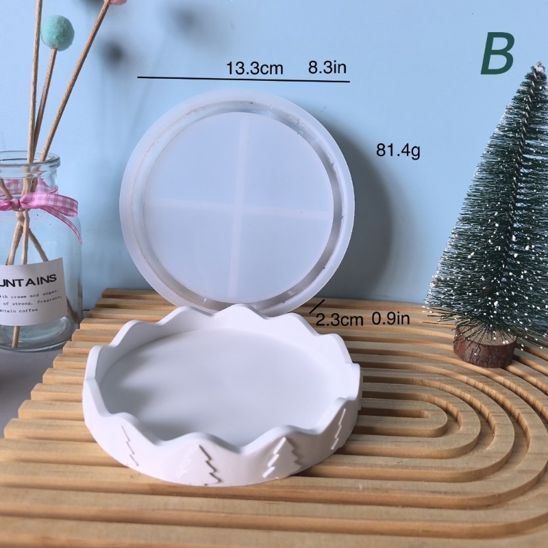 Festives Baking Silicones Molds Christmas Design Reusable Craft Tray For Treats gallery