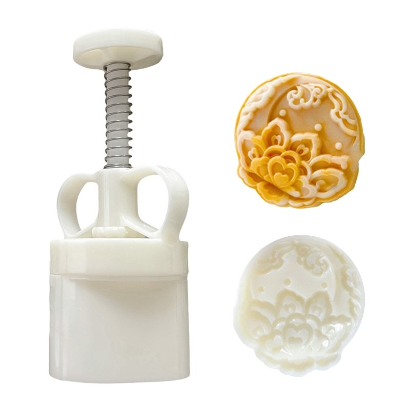 Elegant Mooncakes Molds 75g Traditional Festival Dessert Baking Tool for Baking