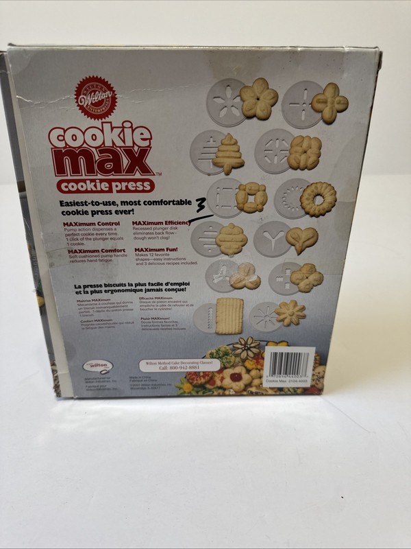 Wilton Cookie Max Cookie Press 12 Shapes Discs 2104-4003 gallery