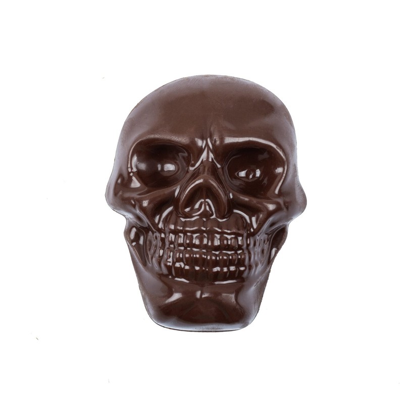 Mold for chocolate "Skull" plastic mold for confectioners gallery