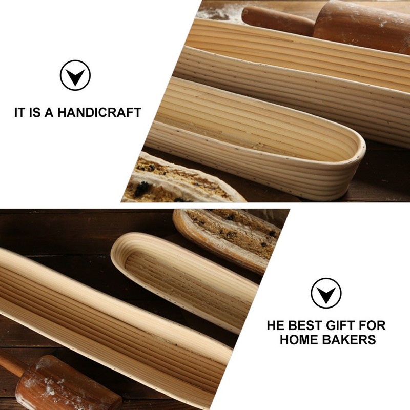 1Pc Beige Bread Proofing Basket Rattan Dough Tool for Baking Artisan Bread gallery