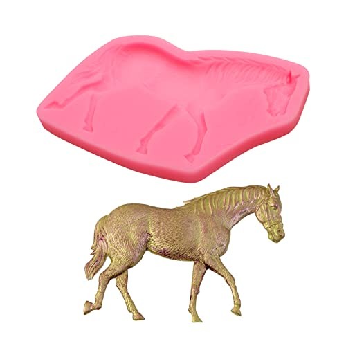 Horse Fondant Molds, 4 Packs, Elephant Animal Chocolate Silicone Molds for gallery