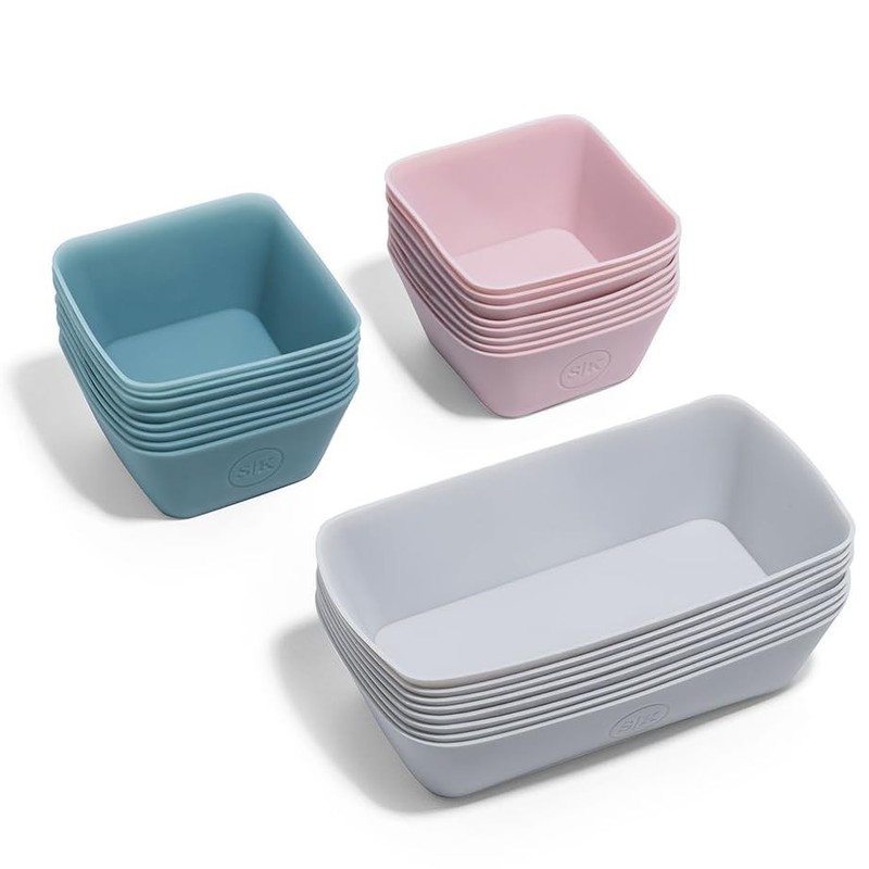 Reusable Silicone Bento Baking Cups, Non-, BPA , Dishwasher Safe Bento Lunch …