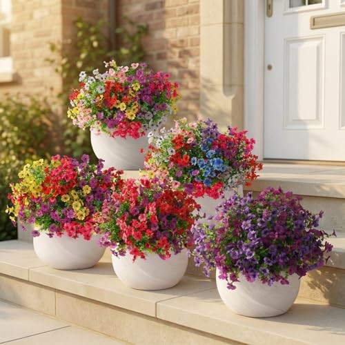 Artificial Flowers Faux Plants White, Pink, Red, Yellow, Purple, Hot Pink gallery