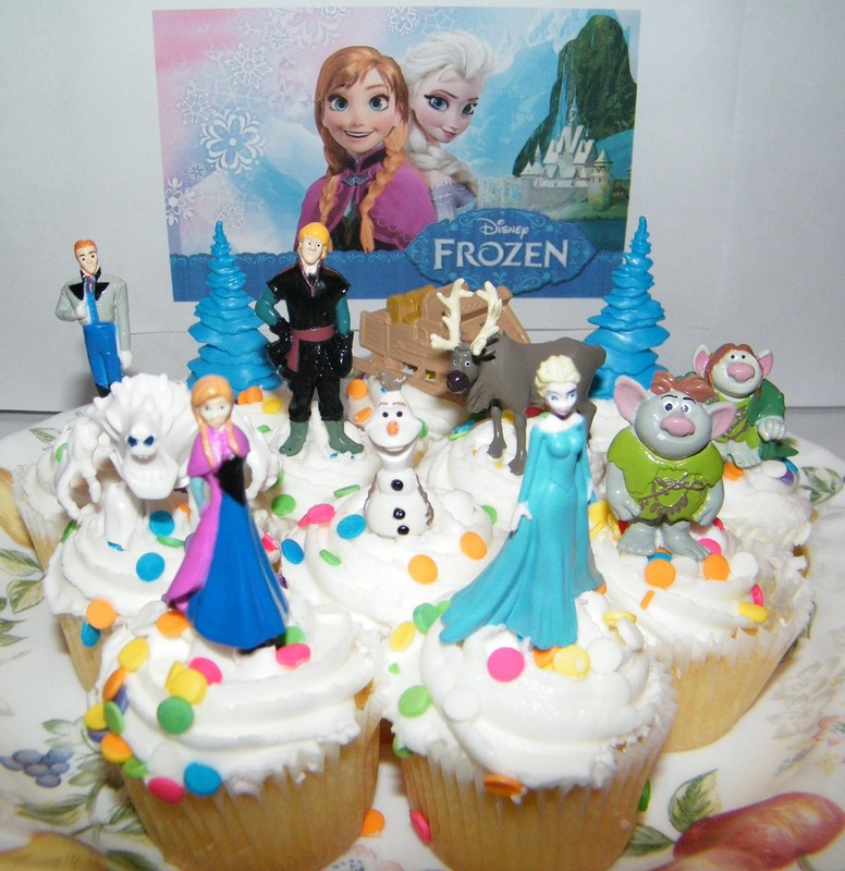 Disney Frozen Movie Cake Toppers Party Favors Set of 13 Bonus US Seller