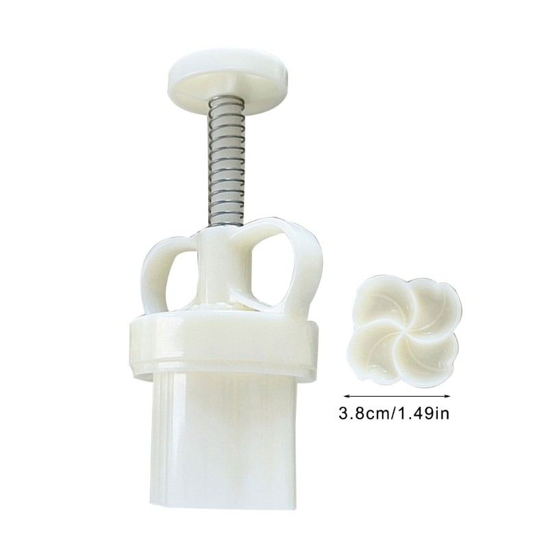 3D Flower Shape Cookie Stamp Moon Cake Maker MidAutumn Festival Pastries Tool gallery