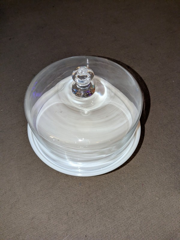 The Pioneer Woman Timeless Beauty 10" Cake Stand & Glass Dome Rare New In Box gallery