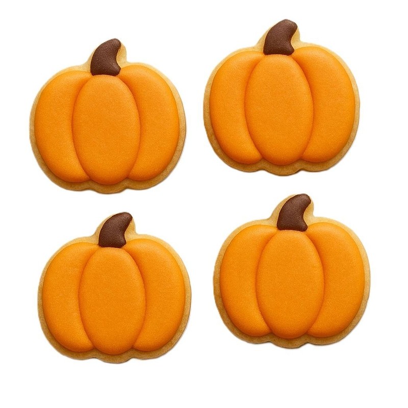 6 Piece Mini Thanksgiving Cookie Cutter Set Turkey Autumn Leaf Pie Crust Metal F gallery
