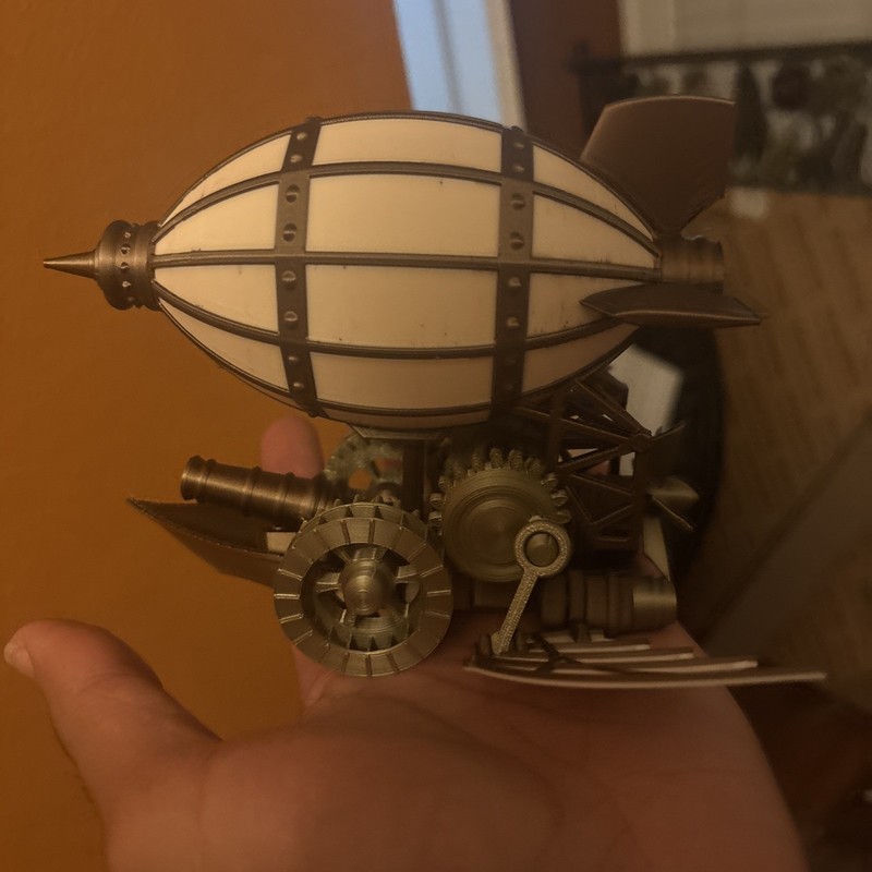 3D Printed Steampunk Ship - Preassembled ￼ gallery