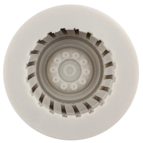 3D Round Tire Fondant Mold Truck Wheel Chocolate Silicone Molds for Style A gallery