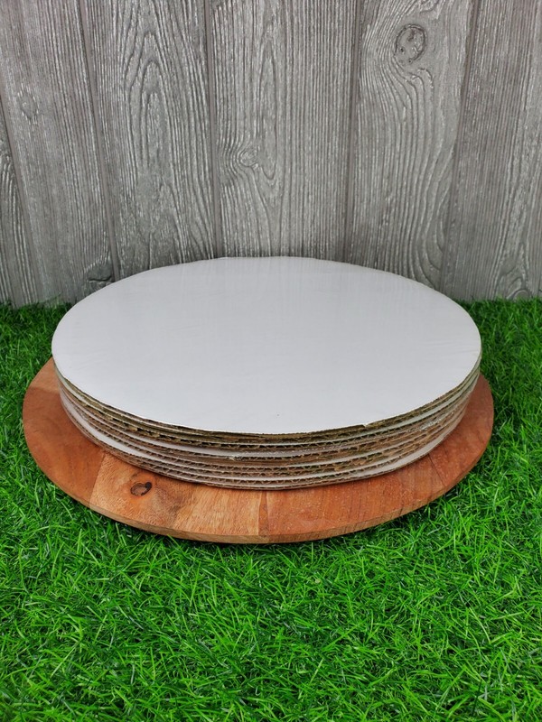 NEW White Cake Boards 12″ Round | 10 Pack | Cardboard Cake Rounds Circles