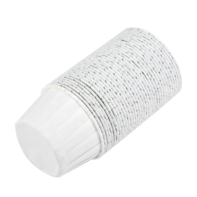 100 PCS Mini Cupcake Liners Round Paper Cake Baking Cups Muffin Cases White gallery