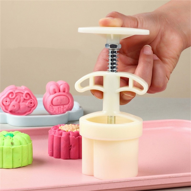 Pastry Stamps Kit Hand Press Mold DIY Baking Accessories for DIY Mooncakes Home gallery