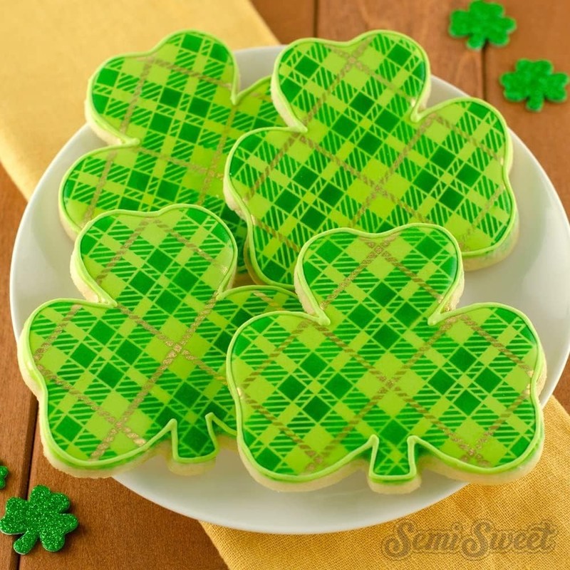 4-Piece Shamrock Cookie Cutter Set - Essential for St. Patrick's Day Baking gallery