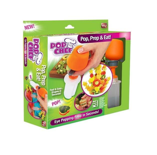 Pop Chef Food Decorator – Create Shapes In Seconds – AS SEEN ON TV – Kitchen Fun