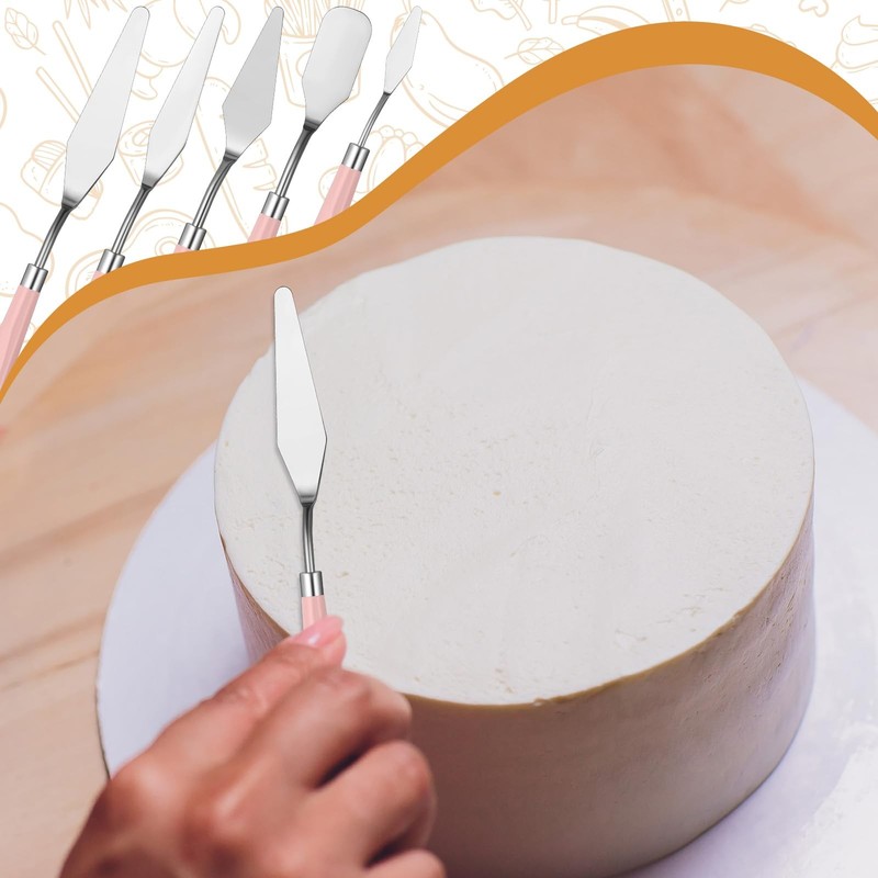 10 Pcs Cake Spatula Set Decorating Kit with Frosting Spatula Smoother gallery