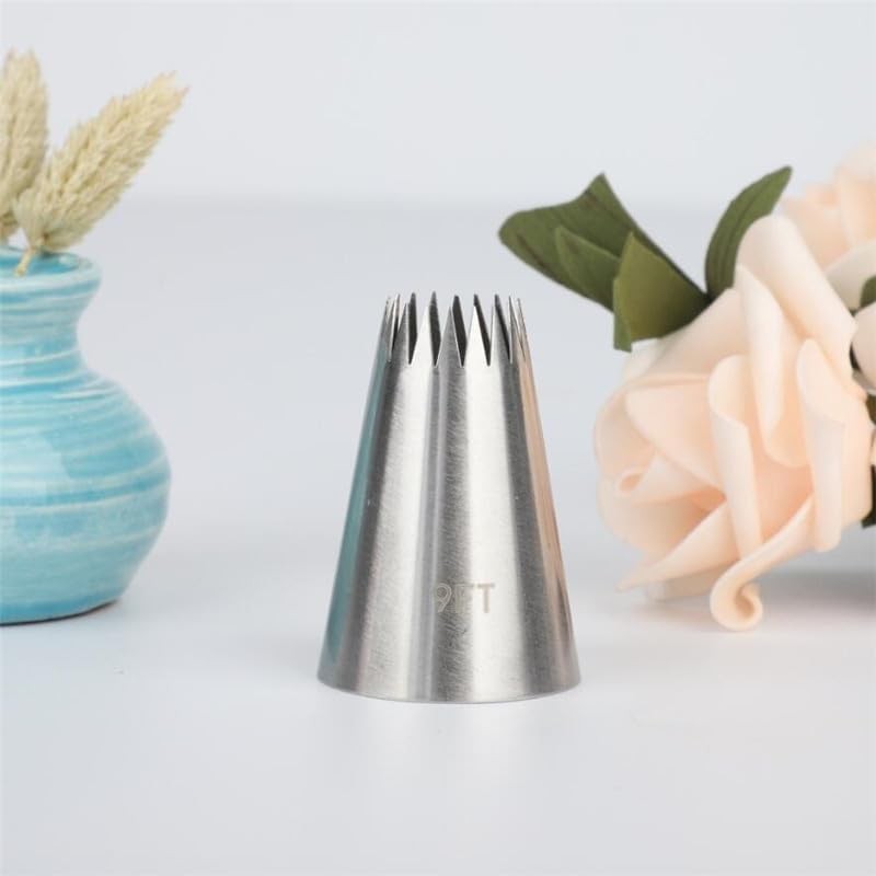 9FT Churro Piping Tip Open Star Pastry Nozzle for Eclairs Cake Decorating gallery