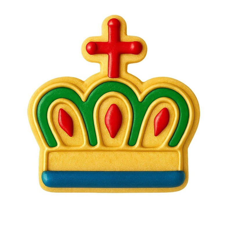Imperial Crown Cookie Cutter - 4x3.6" Fun Party Baking Kitchen gallery