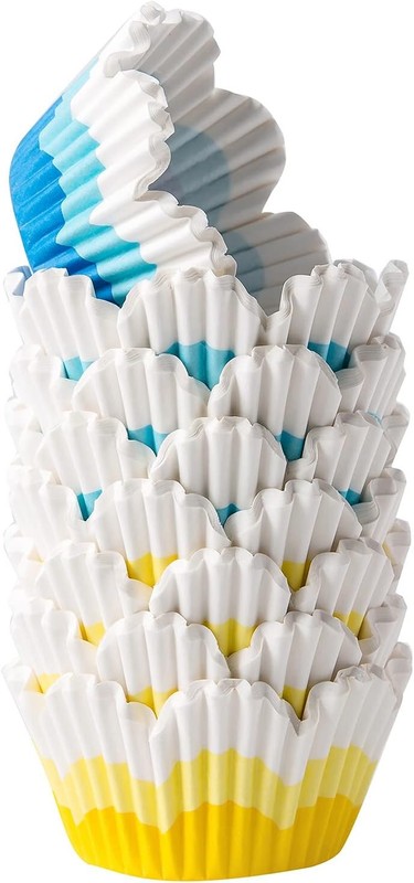Standard Size Baking Cups, No Smells Rainbow Cupcake Liners,