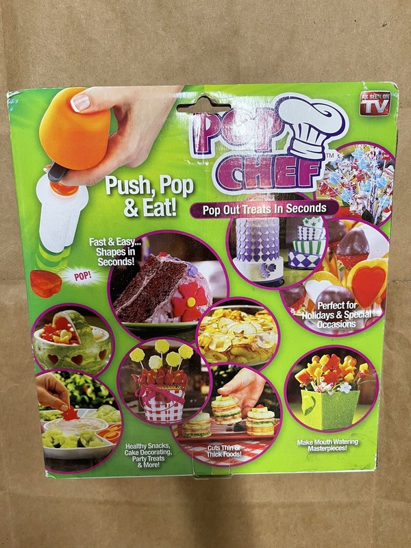 Pop Chef Skewer Kit - Create Shapes In Seconds - AS SEEN ON TV gallery