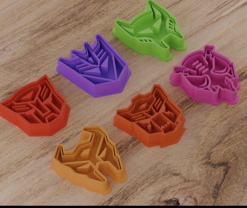 TRANSFORMERS cookie cutter set