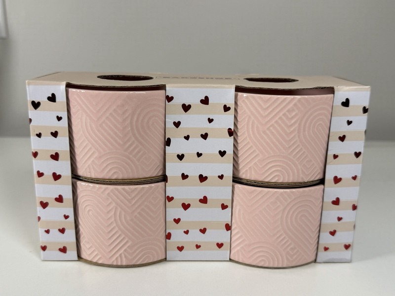 The bake shop set of 4 rameqins oven safe pink