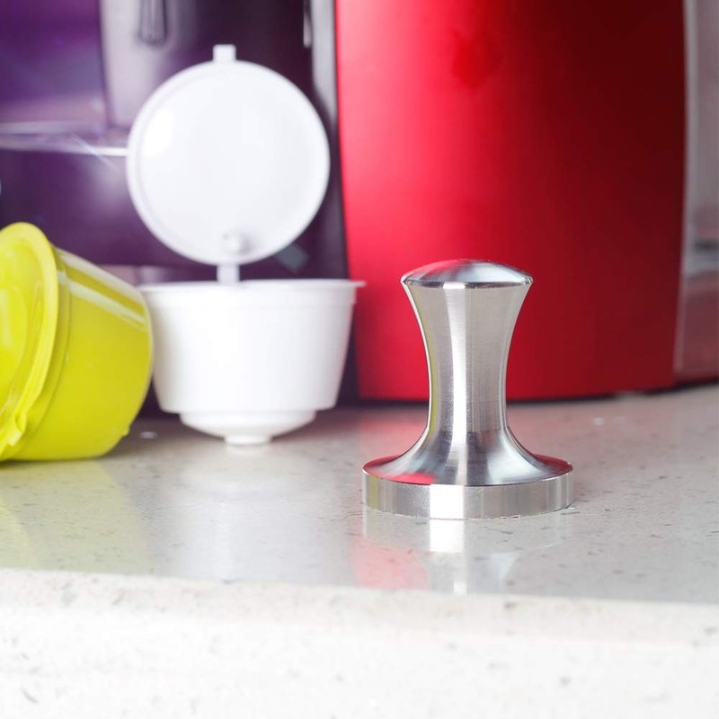 RECAPS Stainless Steel Espresso Coffee Tamper Filling 50mm*21mm*41mm, Silver gallery