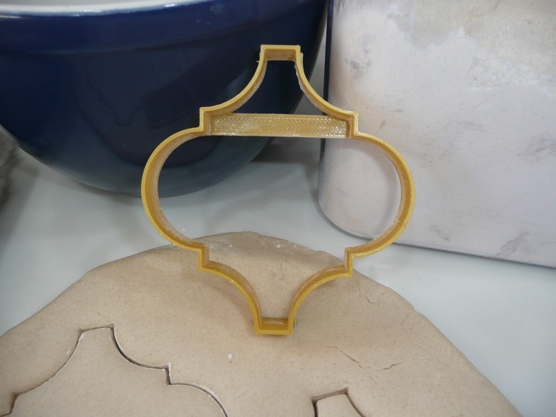 ARABESQUE TILE FRAME SHAPE COOKIE CUTTER MADE IN USA PR5533 gallery
