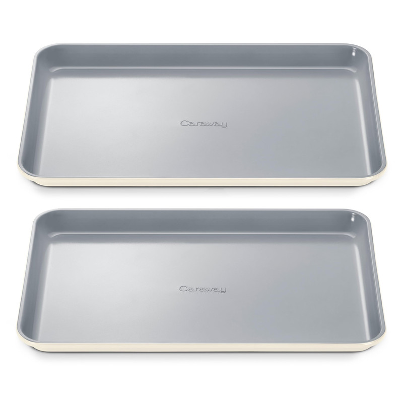 Caraway Non-Stick Ceramic Medium Baking Sheet Duo – Naturally Slick Ceramic