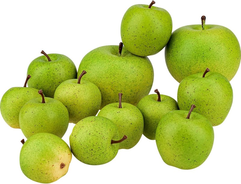 13Pcs Artificial Green s, Fake Fruit Faux s for Home Kitchen