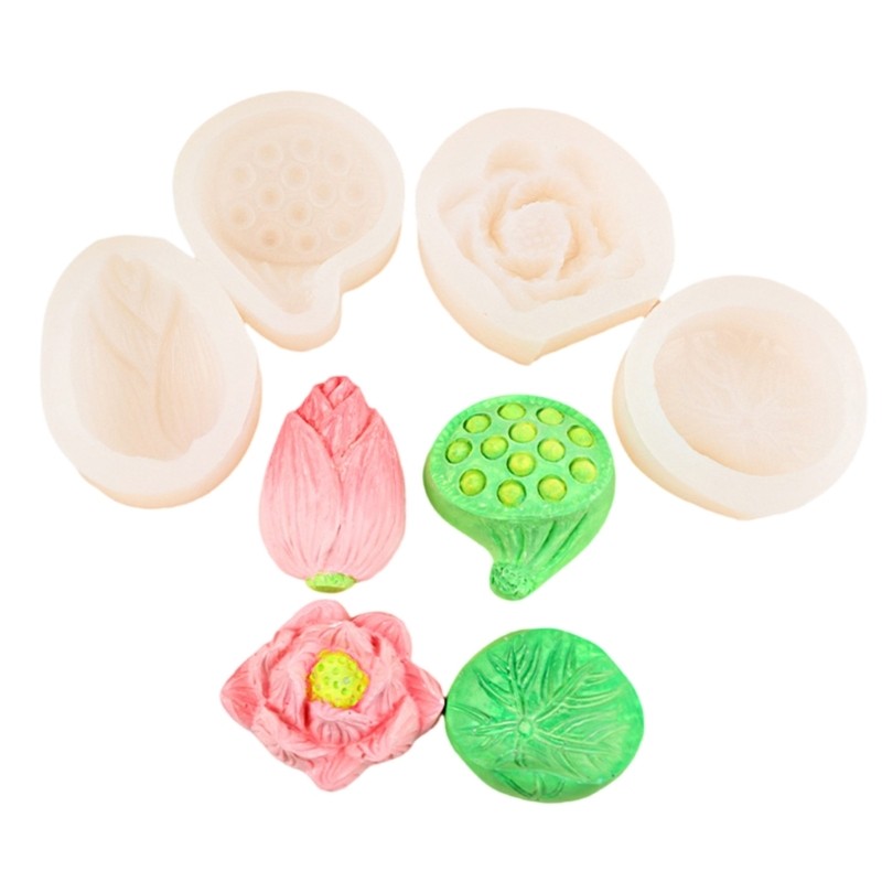 Creative Baking Essential Silicone Lotuses Mold for Artistic Dessert gallery