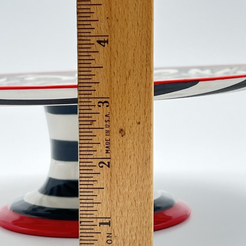 Anthropologie Molly Hatch 9-1/2" Felicitations Cake Dessert Stand gallery