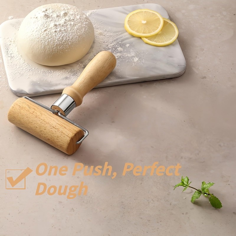 Top Rolling Pins for Pizza Dough Non-Stick Wooden Beechwood Ergonomic Handle gallery