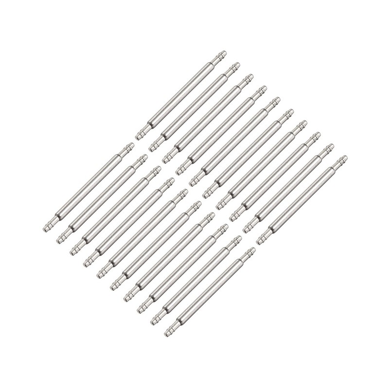 Spring bars pins 18×1.5×0.8mm double fringe watch strap pins 20pcs