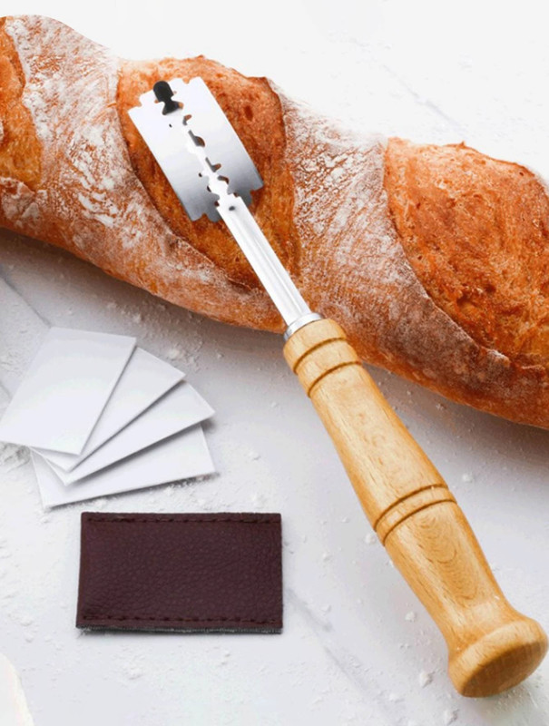 7 pcs Stainless Steel Bread Cutter Dough Scraper Baking Set gallery