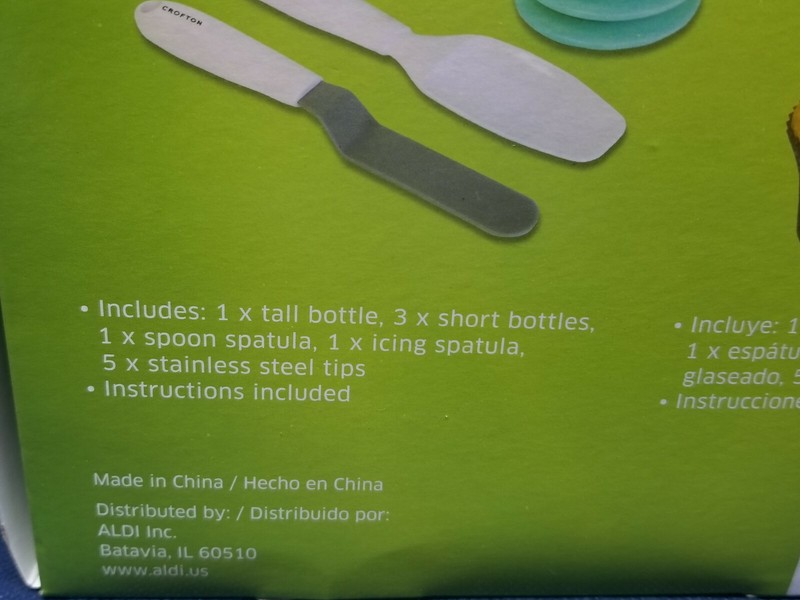 Cake Decorating Kit By Crofton 11 pieces.New in Box gallery