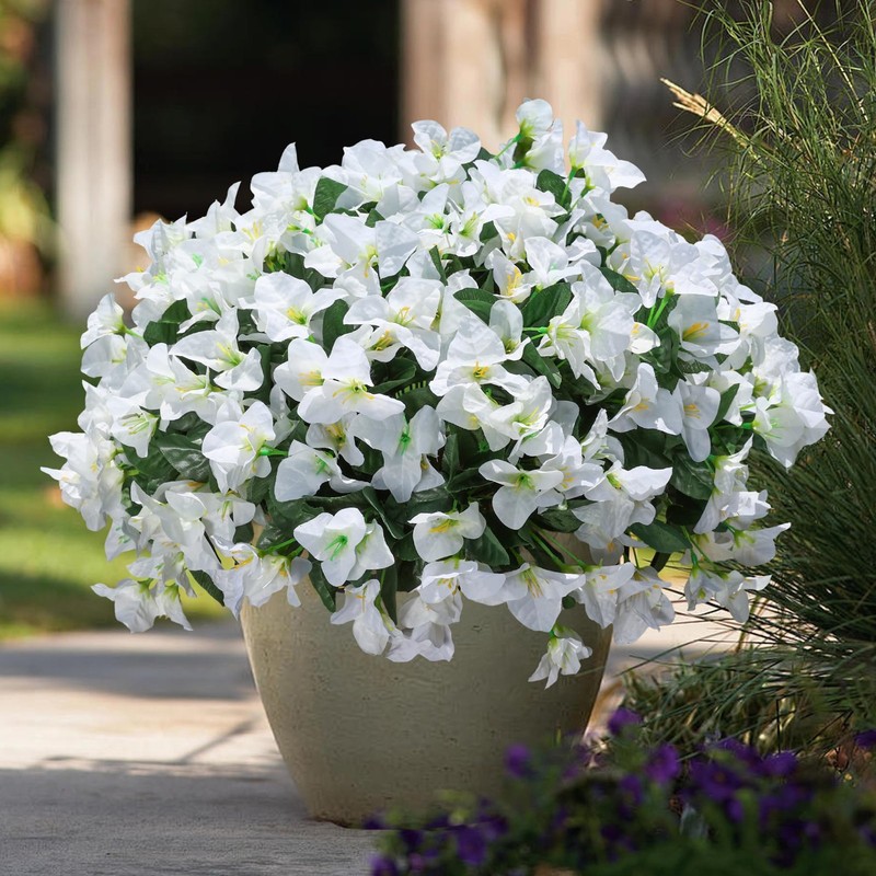 Ivydale Bougainvillea Artificial Flowers For Outdoors Spring Decor 4 Bundles gallery