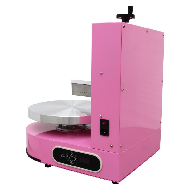 TECHTONGDA Pink Cake Cream Spreading Coating Smearing Machine 110V 6-14 inch New gallery
