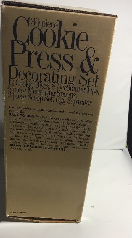 World Market 30 Piece Cookie Press & Decorating Set gallery
