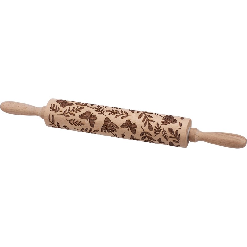 Primitives By Kathy Large Butterfly Rolling Pin 17 X 2 Diameter 114447 gallery