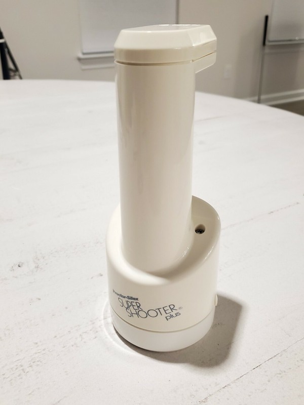 PROCTOR SILEX SUPER SHOOTER PLUS CORDLESS COOKIE PRESS GO123 MOTOR HANDLE Tested