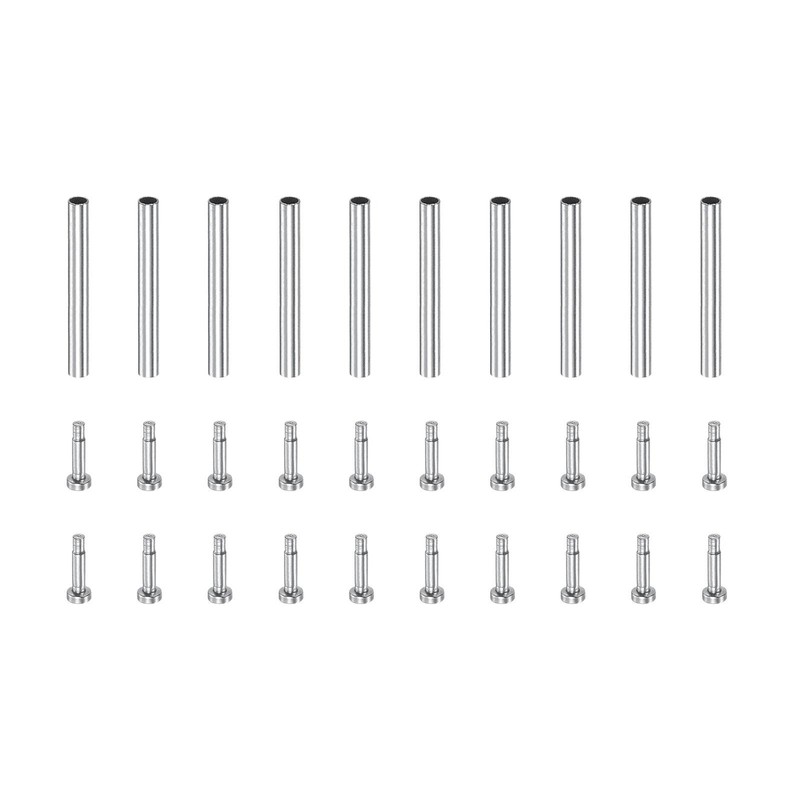 9x1mm Tube Clutch Pins Watch Strap Pressure Bars Pin 10pcs