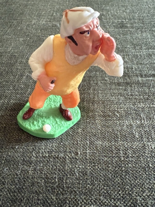 Vintage Wilton Cake Topper Yelling Golfer 1974 – Good Condition RARE