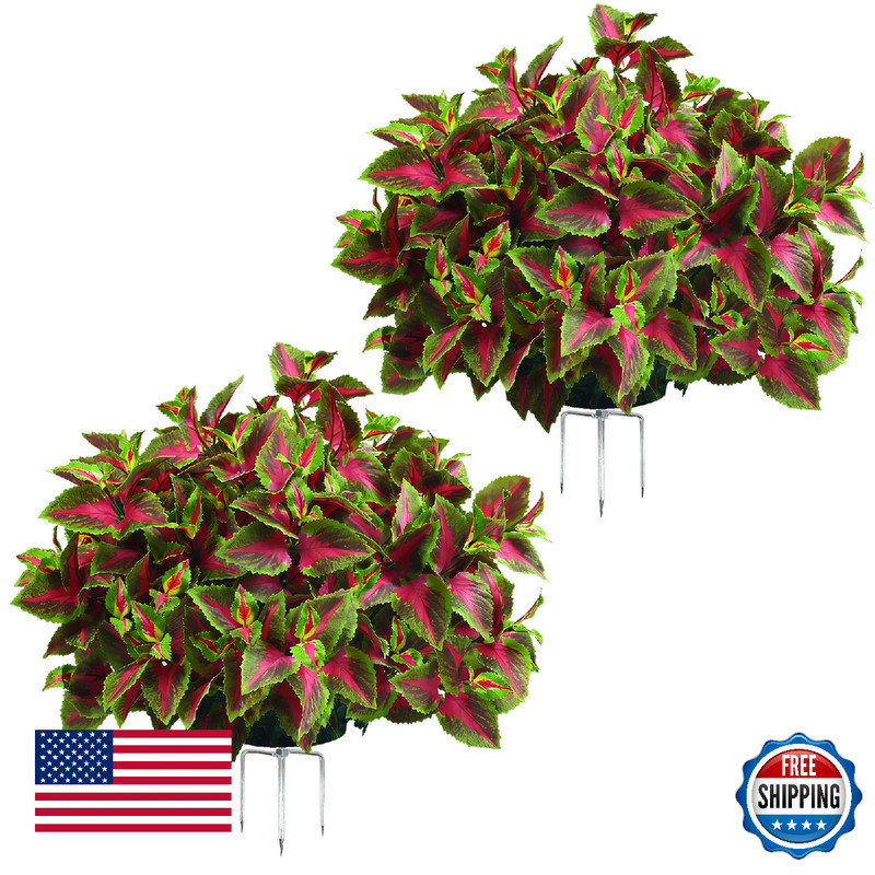 Qianyun 17 Artificial Boxwood Style Topiary Faux Foliage Bush Uv Resistant