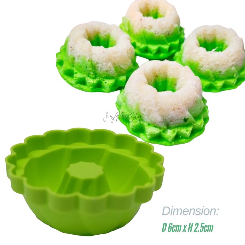 12 PIECES MINI MUFFIN PUTERI AYU PUTU MOLD JELLY PUDING STEAMED CAKE gallery