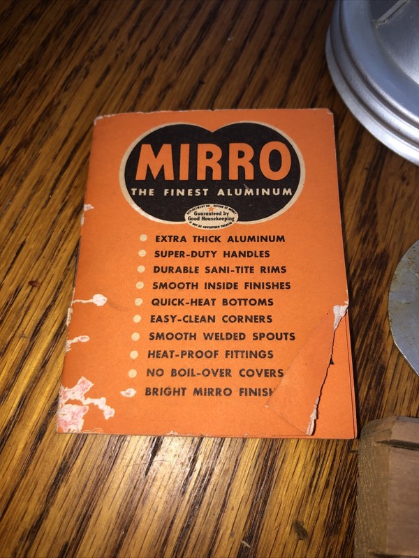 Mirro Cookie and Pastry Press Vintage Aluminum 5 Tips 16 Disc 2 Heads USA gallery