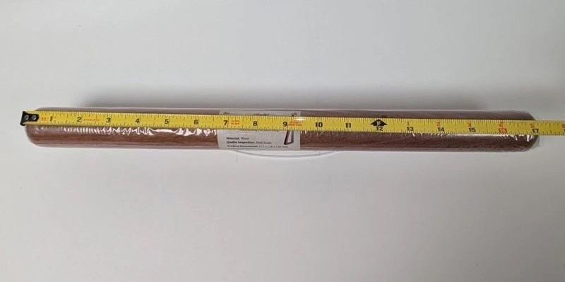 AISOSO Extra Long Wooden Rolling Pin 17.7” Dough Roller Food Grade Solid Wood gallery