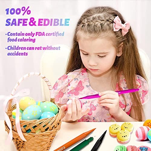 12Pcs Edible Food Coloring Markers, Double-Sided Ultra Fine Tip for Cake & Cooki gallery
