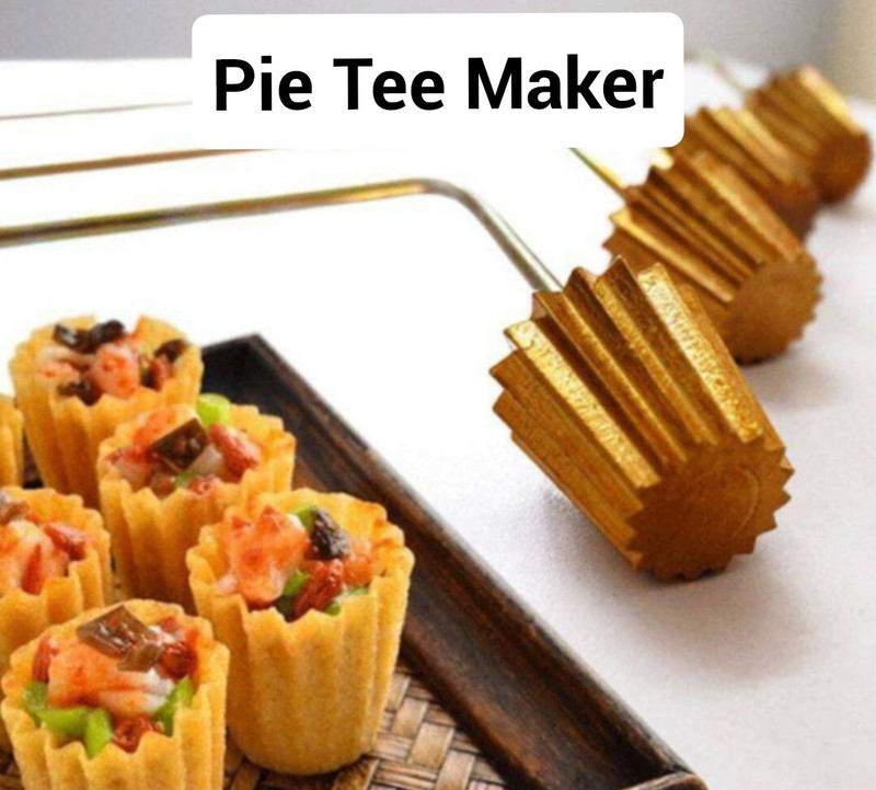 2 PCS X Pie Tee Top Hat Tart Patty Shell Brass Copper Mould ( 1 LOT WITH 2PCS)