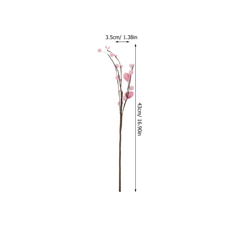 10Pcs Handcrafted Artificial Valentine Berry Stems for Romantic Dinner and Party gallery